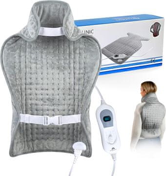 slomart Mobiclinic grelna blazina za hrbet, ramena, vrat, 62cm
