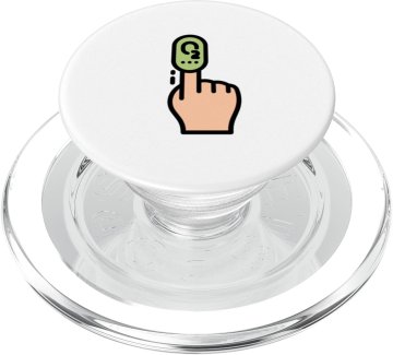 slomart PopSockets PopGrip za MagSafe - z motivom 'Pulsoximeter Blutsauerstoffsättigung'