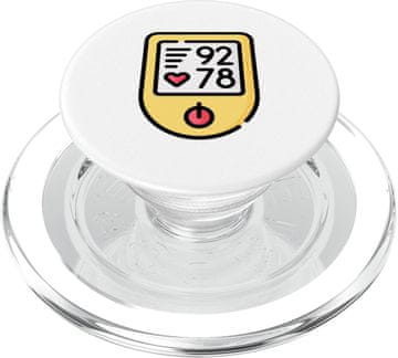 slomart PopSockets PopGrip za MagSafe - motiv 'Pulsoximeter Blutsauerstoffsättigung'
