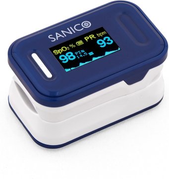 SANICO SANICO P2 pulzno-oksimester z merjenjem srčnega utripa in kisika v krvi
