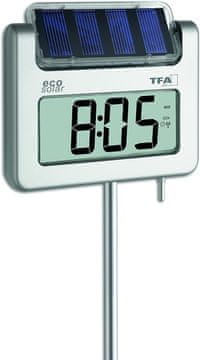 TFA TFA Dostmann Avenue Plus digitalno vrtno termometer s solarno osvetlitvijo (srebrn)