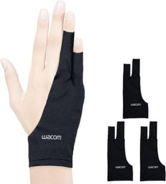 Wacom Wacom Zeichenhandschuh grafični rokavici, dve prsta, recikliran material