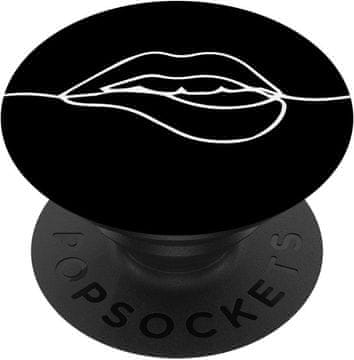 Line PopSockets držalo za mobitel/tablico: Abstraktne linijske ustnice