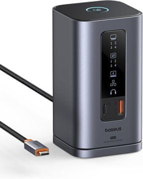 BASEUS Baseus Spacemate Series 11-v-1 USB-C Docking Station za 3 Monitorje