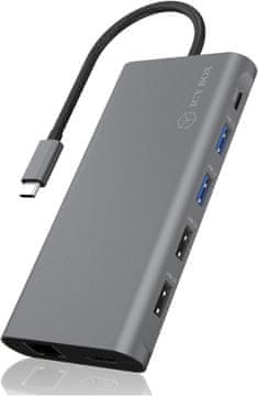 IcyBox ICY BOX IB-DK4050-CPD 12v1 USB-C Docking Station