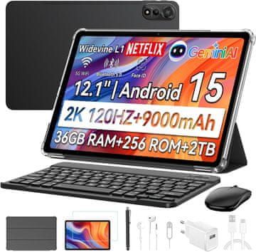 Blackview Blackview Mega2 Android 15 tablica, 12" 2K FHD, 24GB RAM, 256GB