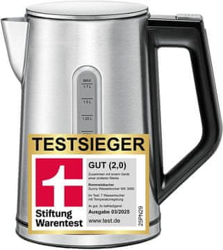 Rommelsbacher ROMMELSBACHER WK 3000 grelnik vode, 1,7L, testiran (Stiftung Warentest Sieger)