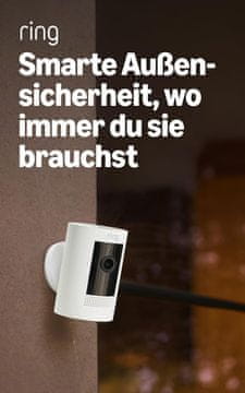 Ring Ring Stick Up Cam Battery nadzorna kamera za zunanjo uporabo, WiFi, 1080p HD video