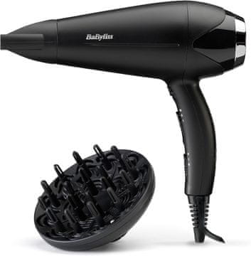 BaByliss BaByliss Turbo Smooth sušilnik las, 2200W, difuzor, ionska tehnologija