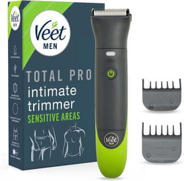Veet Veet Men Intimni trimer za intimno področje, obraz in telo, vodoodporen