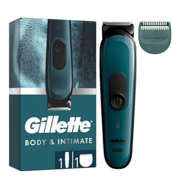 Gillette Gillette Body & Intimate Električni brivnik za telo i intimno področje i3, zelena