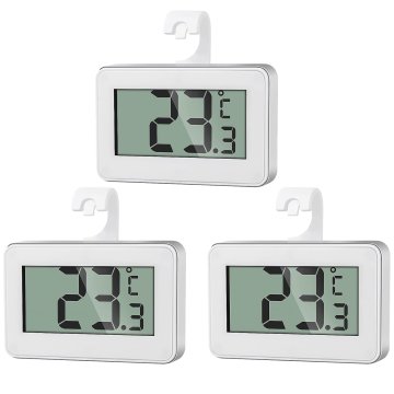 slomart AiQInu 3x mini hladilniški termometer z alarmom za zmrzovanje