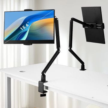 slomart Polbecky stojalo za tablico/monitor (do 15.6") - zložljivo, prenosno