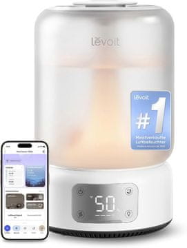 Levoit Levoit Smart vlažilnik zraka 6.2L, naravna bela