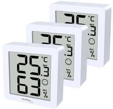 Technoline Technoline WS 9425 Thermo-Hygrometer Set (3 kosov), bela