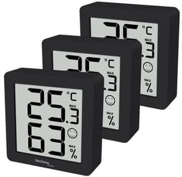 Technoline Technoline WS 9425 Thermo-Hygrometer Set (3 kosov), črna