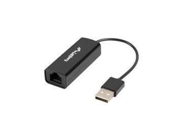 Lanberg USB->RJ45 ETHERNET ADAPTER MREŽNA KARTICA USB 2.0 1X RJ45 100MB KABEL