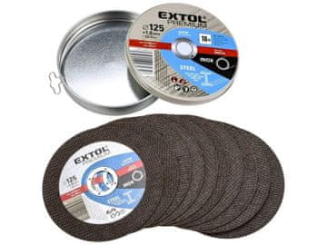 Extol Premium Rezalni disk za jeklo/nerjaveče jeklo, 10 kosov, 125x1,0x22,2 mm 8808103