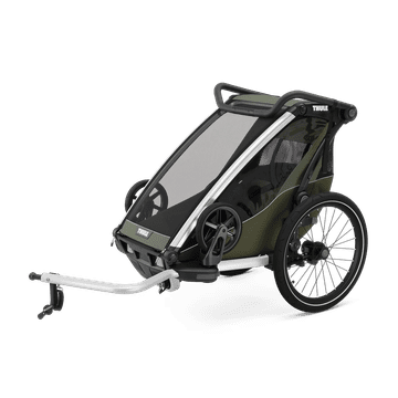 Thule Chariot Lite Single večnamenska prikolica za kolo, vintage green (10203023)