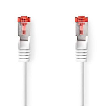 Nedis Omrežni kabel CAT6 | RJ45 moški | RJ45 moški | S/FTP | 30,0 m | Notranji | Okrogla | LSZH | Bela | Škatla