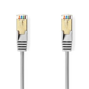Nedis omrežni kabel CAT5e | SF/UTP | RJ45 moški | RJ45 moški | 5,00 m | Okrogla | PVC | Siva | ovojnica