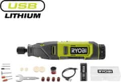RYOBI RRT4-120GA15 4V USB aku rotacijski začetni komplet orodja + 4V 2Ah baterija