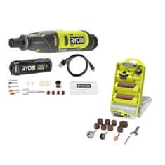 RYOBI RRT4-120GA15 4V USB aku rotacijski začetni komplet orodja + 4V 2Ah baterija