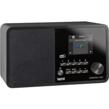 Imperial DABMAN i150 kompaktni hibridni radio za internet / DAB+ / FM črna