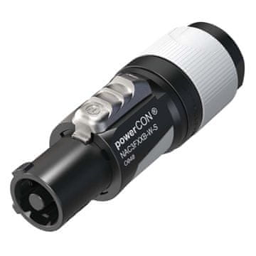 Neutrik NAC3FXXB-W-S zaklepni konektor AC omrežnega kabla