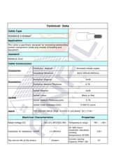 ANFIL Solarni kabel 4 mm2 (12 AWG) Rdeč., 50 cm