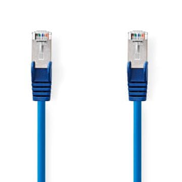 Nedis omrežni kabel CAT5e SF UTP RJ45 moški RJ45 moški 1 50 m Okrogla PVC Modra ovojnica