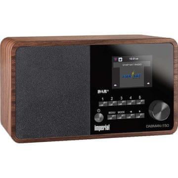 Imperial Kompaktni hibridni radio DABMAN i150 DAB FM internetni videz lesa