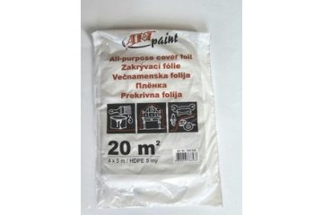 Ostatní Pokrivna folija Euro Tools 166759 HDPE covering film, 5 µm, 4 x 5 m, translucent