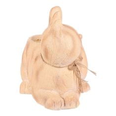 Autronic Embalaža za rože Cat - flower container, magnesium, wood imitation (SM502)