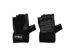GymBeam Fitnes rokavice Pro WristWrap Black s trakom za zapestje