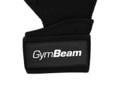 GymBeam Fitnes rokavice Heavy Grip Black z odprto dlanjo