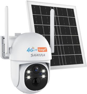 slomart 4G LTE nadzorna kamera SHANNA z eSIM, 2K, baterija, brez WiFi