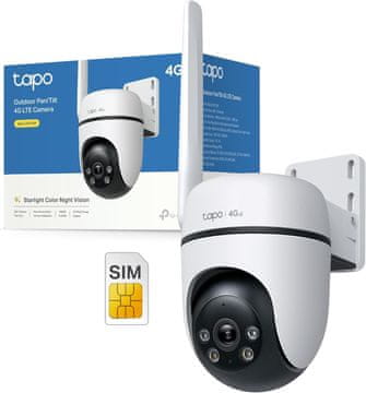 slomart Tapo C501GW 360 4G LTE Nadzorna kamera (brez Wi-Fi), Starlight nočni vid