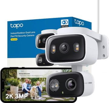 slomart Tapo C246D Dvojna zunanja nadzorna kamera 2K, 125 + 6mm objektiv