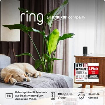 Ring Ring Notranja nadzorna kamera (2. Gen.) + 3m Micro-USB kabel