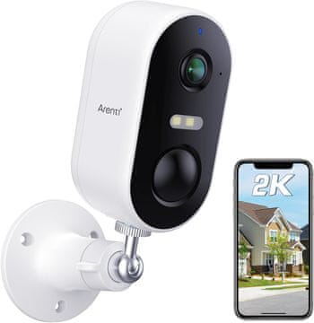 Arenti ARENTI 2K/3MP Zunanja nadzorna kamera na baterijo, IP65, dvosmerni zvok
