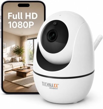 Technaxx Technaxx Indoor WLAN sigurnosna kamera Full HD 1080P, PTZ
