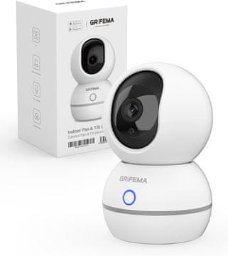 slomart GRIFEMA Notranja nadzorna kamera - 1080p Wi-Fi, nočni vid