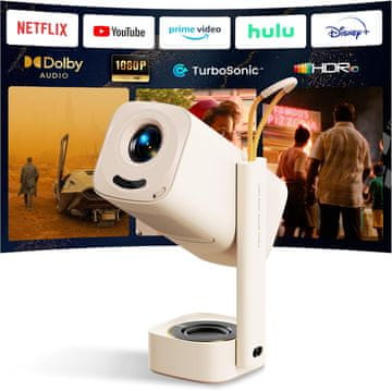 YABER Yaber T1 Pro Mini projektor | Nativni 1080P, WiFi 6, Bluetooth 5.4