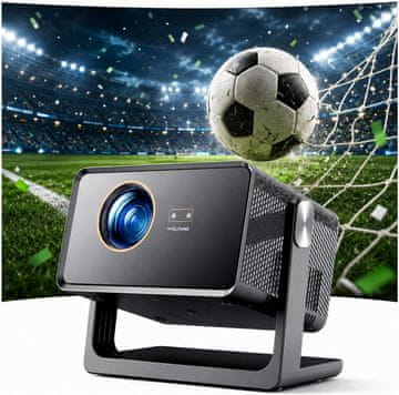 MINI WOLFANG Mini projektor 4K | Netflix Official | Autofokus, WiFi 6