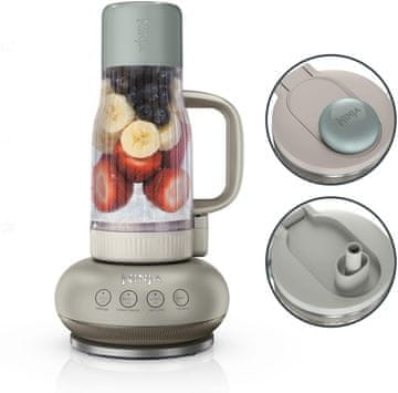 Ninja Ninja BlendBoss osebni mešalnik z 600ml prenosnim vrčkom