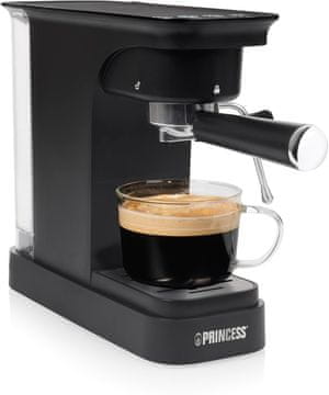 Princess Princess espresso aparat, 20 bar, 0.8L, za mleto kavo/ESE