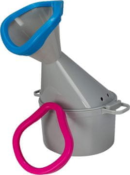 PREMIUM Hydas Premium inhalator, siv, z dvema mehkima nastavoma