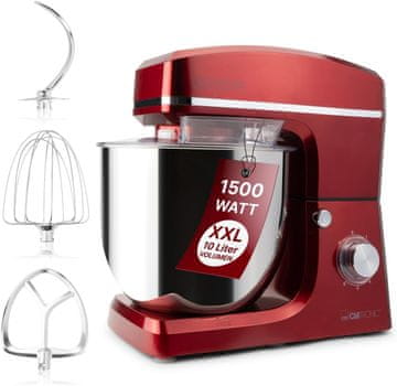 Clatronic Clatronic XXL kuhinjski robot 1500W, 10L posoda, nastavek za gnetenje, mešanje, stepanje