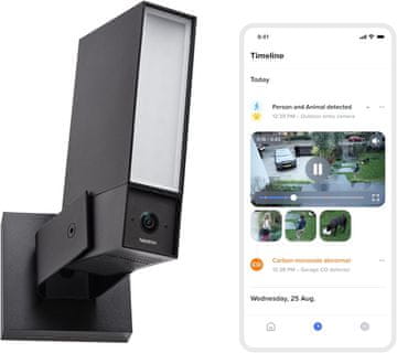 Netatmo Netatmo zunanja nadzorna kamera - 2K HDR, AI zaznavanje, LED reflektor